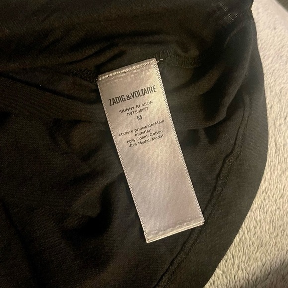 Zadig & Voltaire Skinny Blasson Tee. - Picture 6 of 8